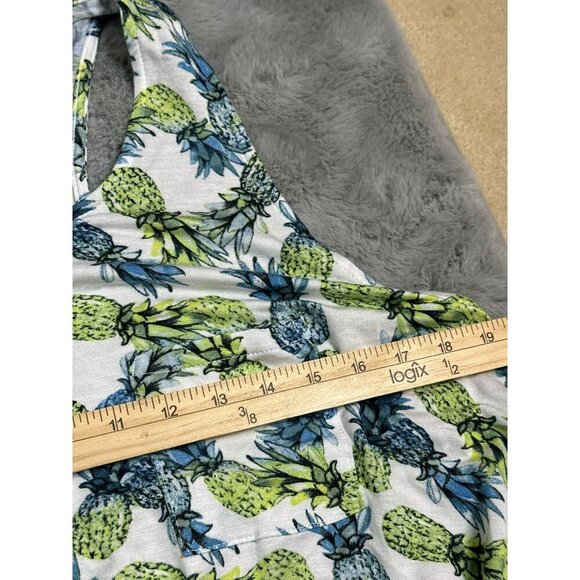 Sleep Cacique Lane Bryant Women's 14/16 Pineapple Night Dress Pockets NWT - Picture 15 of 15